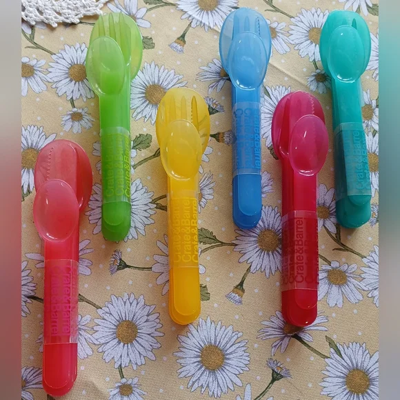 Crate & Barrel Colorful Outdoor Utensil Set - Picture 1 of 11